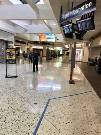 Just a few minutes later I was in the terminal headed to the United club.