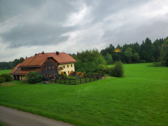 ... with farmhouses ...