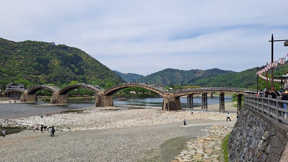 Kintaikyo bridge at iwakuni