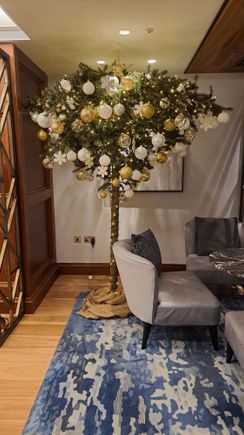 Christmas Tree in the Executive lounge