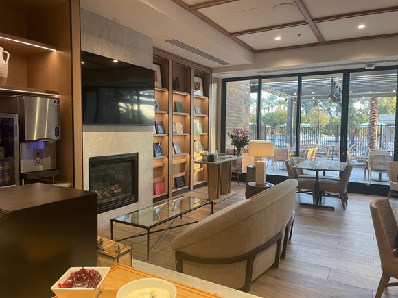 Overall very nice.  Smaller space than the old Regency Club but bright space with very helpful and attentive staff
