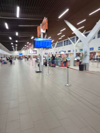 Inside departure Terminal