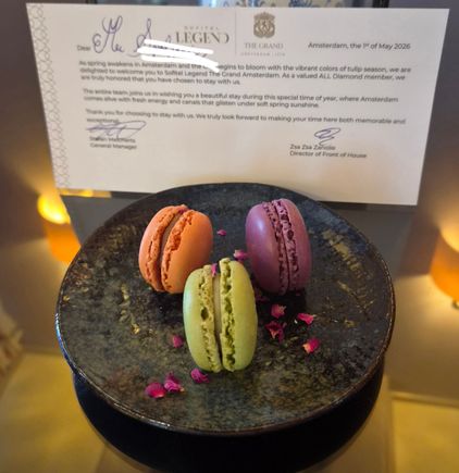 A not so legendary welcome amenity :))
However, there was a very generous upgrade to a House Canal Suite and that's much more important 