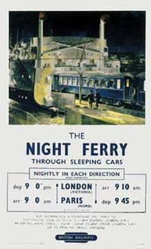 ...if we're strolling down memory lane about crossing the channel I had the experience of using the Night Ferry during its later years