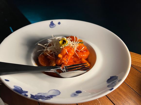 Sweet and sour prawns 62++