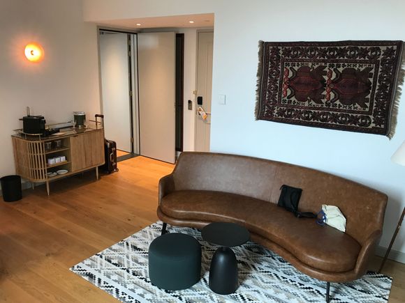 Living room: sofa can seat 3 persons