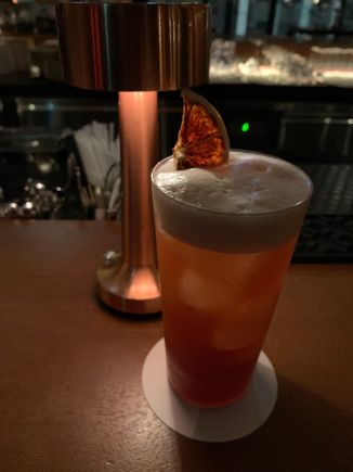 Singapore Sling. Preparer with proper ingredient in correct amounts. I’ll be returning here!