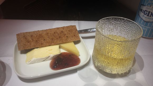 Cheese and sweet wine
