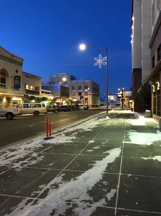 2nd Avenue in downtown Fairbanks looking west. 