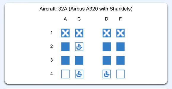 Current seating plan