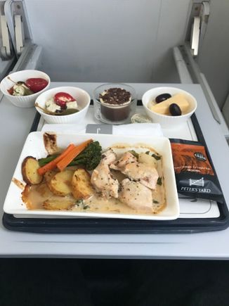 Chicken in morel sauce