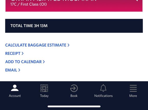 Funny thing is it still shows as first class 