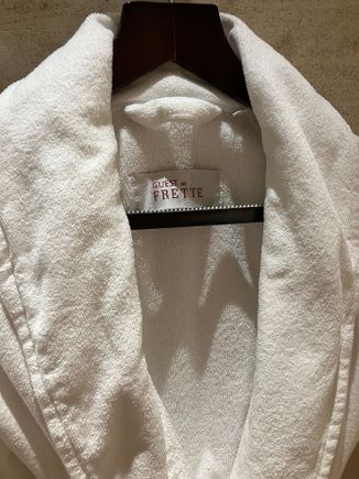 Frette bathrobe