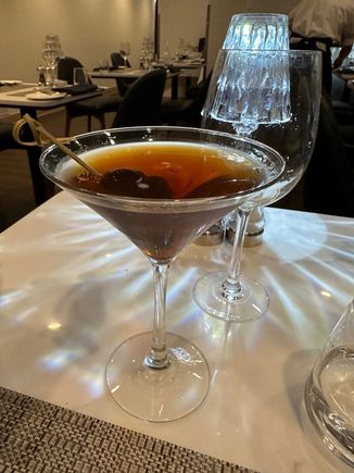 Bartender said he made a mean Manhattan - took him up on it!