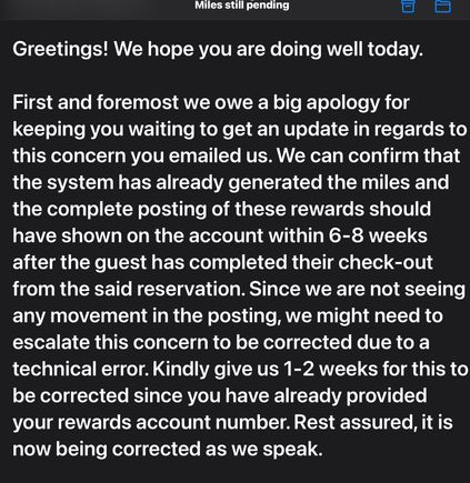 RM …incompetent as Accor All … unbelievable 