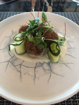 Pork Bon Bon- pretty well executed given they lack a deep frier to achieve the crispy outer coating. 