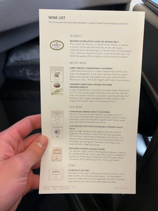 New wine list — didn’t see any $4.99 options on Vivino