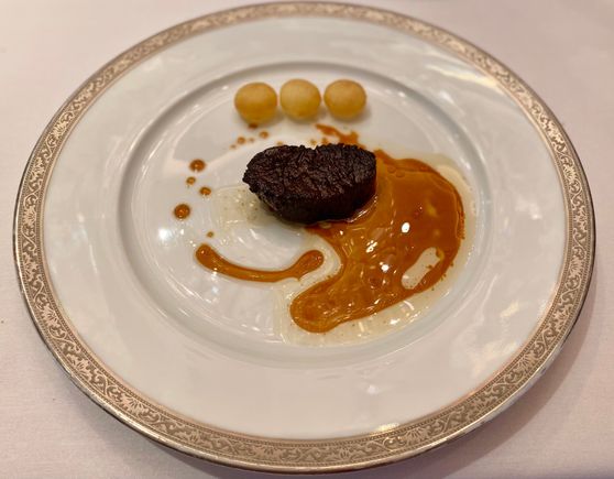 Miniature well done wagyu 