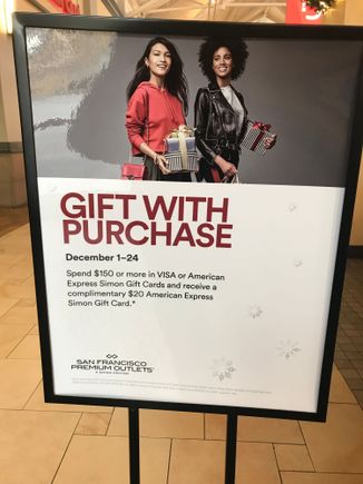 Posted by the customer service desk at SFO OUTLET