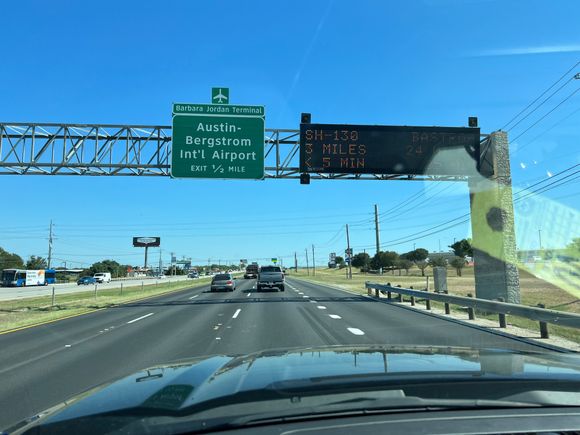 Finally free of the traffic