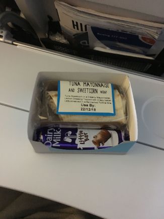 Decent enough wrap towards the end of the flight