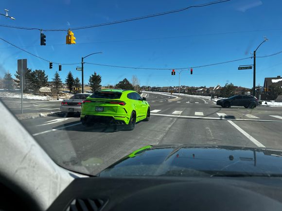 Finally got a photo of this Lamborghini in my neighborhood.  