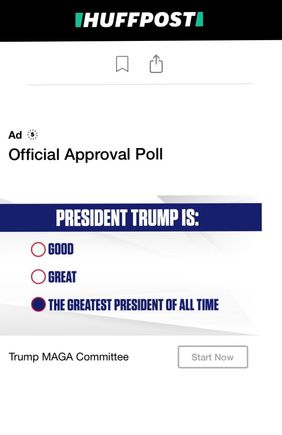 Came across this great poll oh HuffPo! 