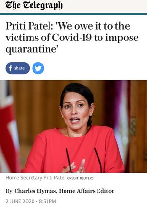This is getting beyond parody.   
We owe it to people already dead, to destroy the livelihoods in the future of the workers in the travel industry.   
That’ll sure teach the virus.