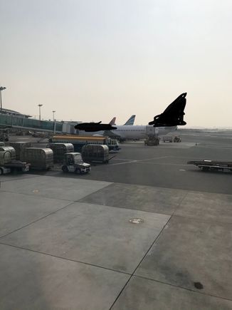 A Oneworld/BA codeshare airport. 