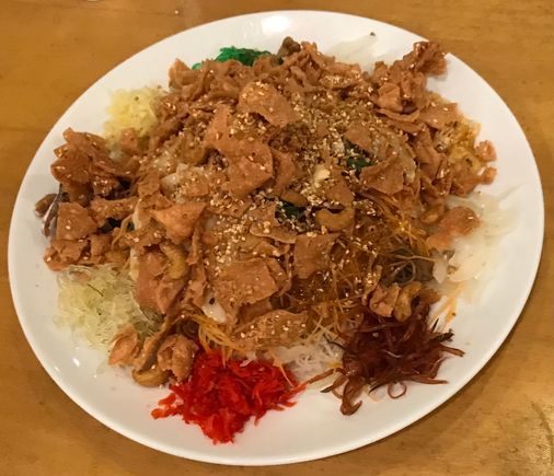 Ready for the “ lohei “ toss