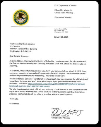But inquiries from a US Attorney might be different. 