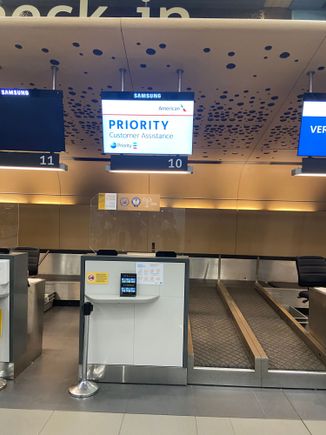 Check in super fast. 
