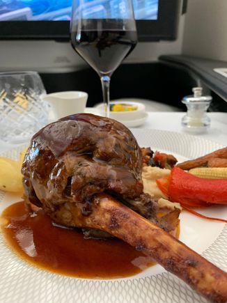 The famous lamb shank