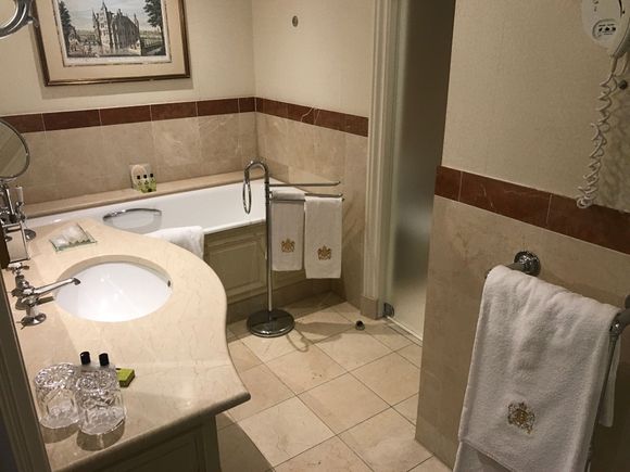 Bathroom with separate toilet