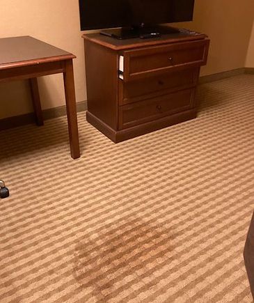 The mysterious carpet stain