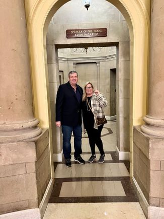 With the Speaker. 