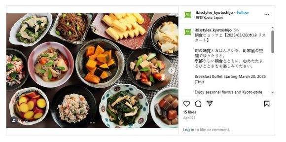 Hotel provide buffet breakfast since march 20 2025