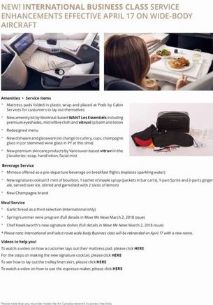 Here’s the pic of AC’s new amenity kit..