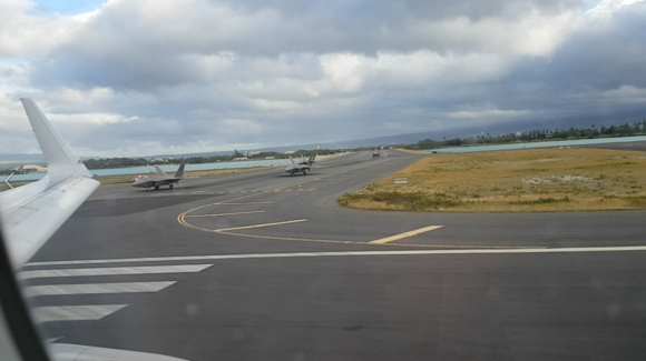 F-22 Raptors - (I think!)