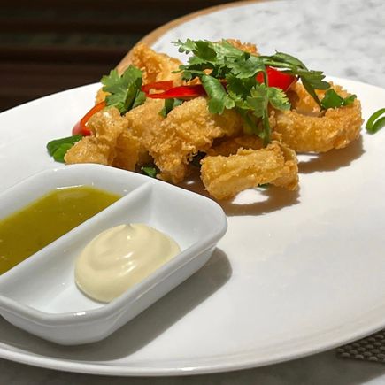 Salt and pepper squid. 