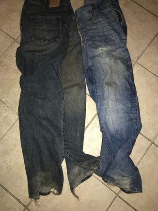 Ripped jeans that may not be acceptable for non rev travel 