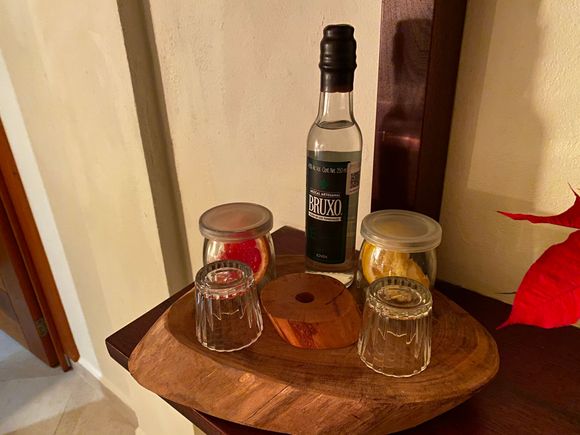 Mezcal welcome amenity 
