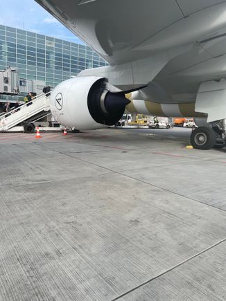 Massive Rolls-Royce Trent 7000 Engine