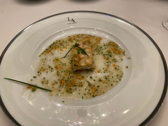 Line caught seabass 