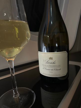 Chablis 1er Cru with the fish