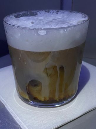 Iced cappuccino.  Takes a while for them to make.