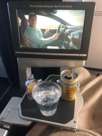 Ice and lemonless G&t 