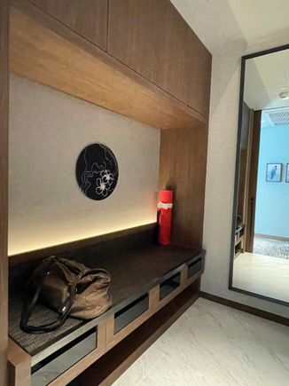 Separate dressing room