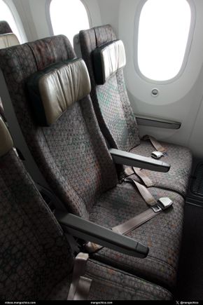 The RECARO seat on the EVA Boeing 787-10