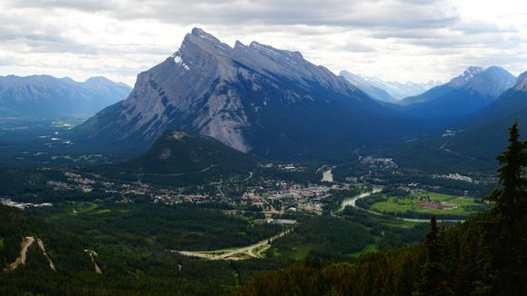 Banff, AB Canada in the summer